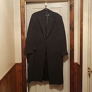 Wool trench coat